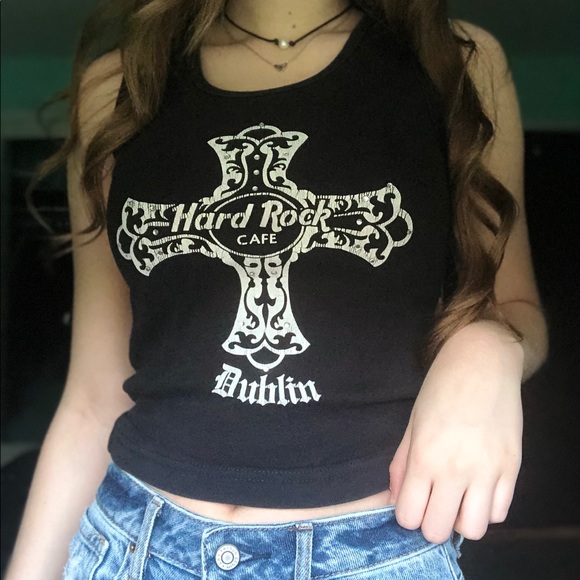 Authentic Hard Rock Cafe Dublin Tank - Picture 1 of 4